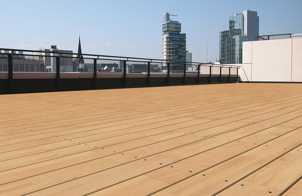 Terrasse En Robinier Faux Acacia